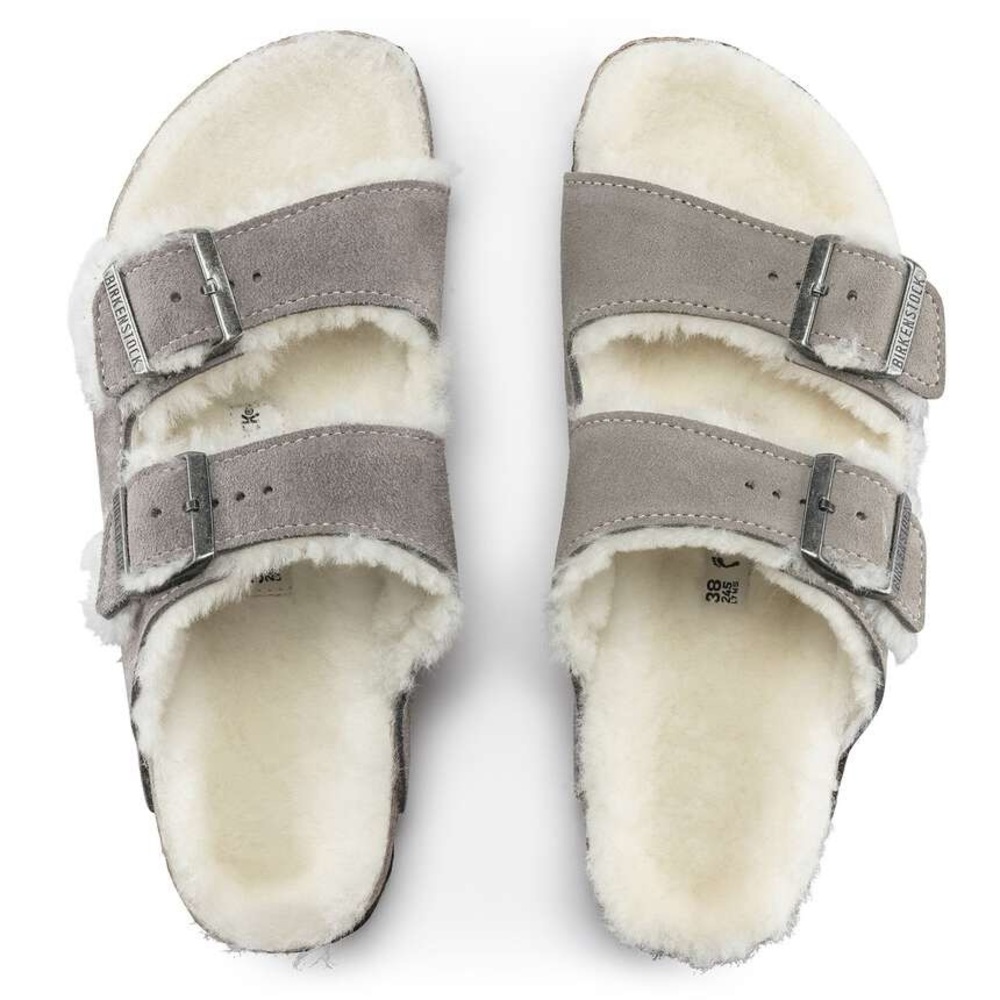 New Birkenstock Arizona Shearling
Suede Leather